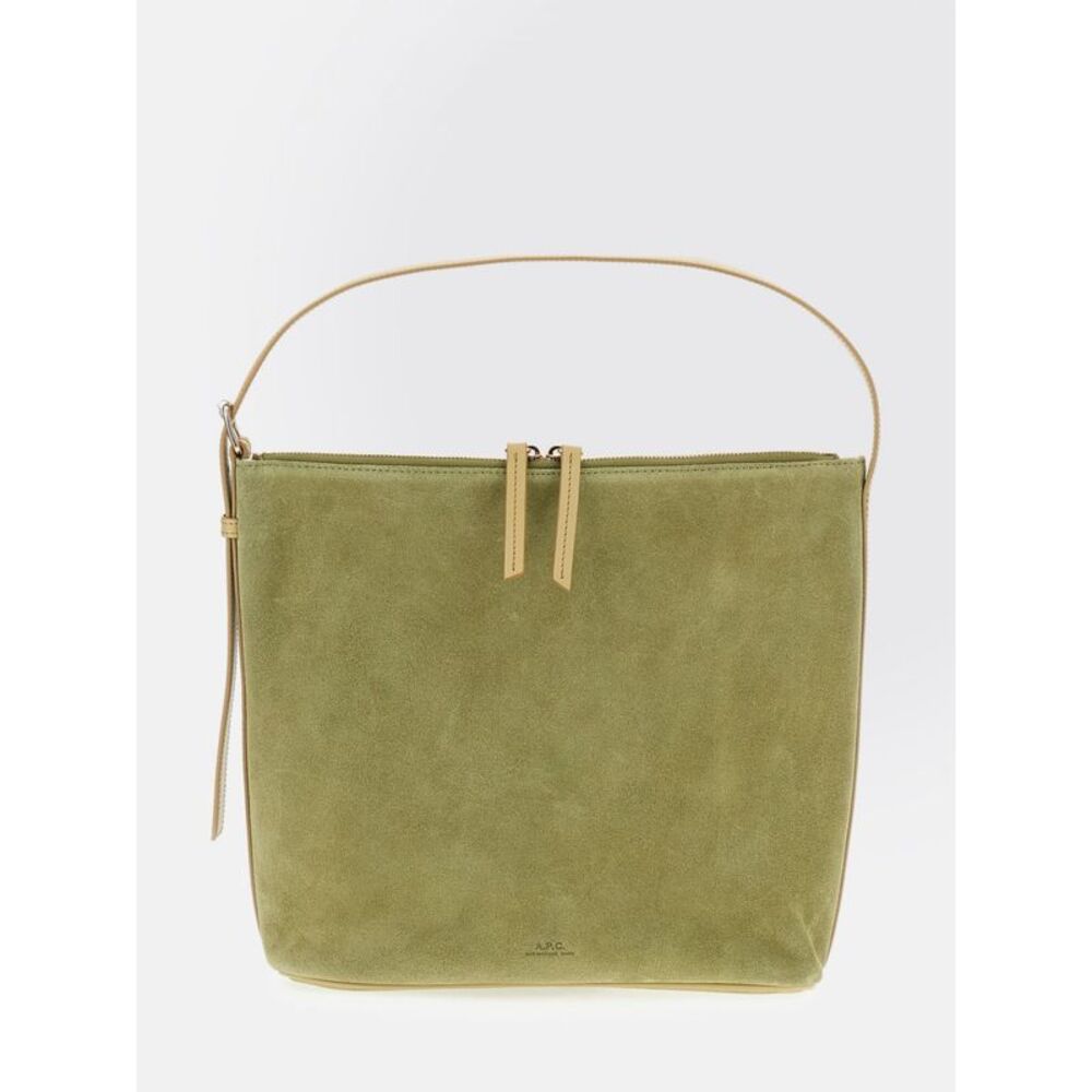 A.P.C. Women A.P.C. Vera Suede Leather Shoulder Bag With Adjustable Handle